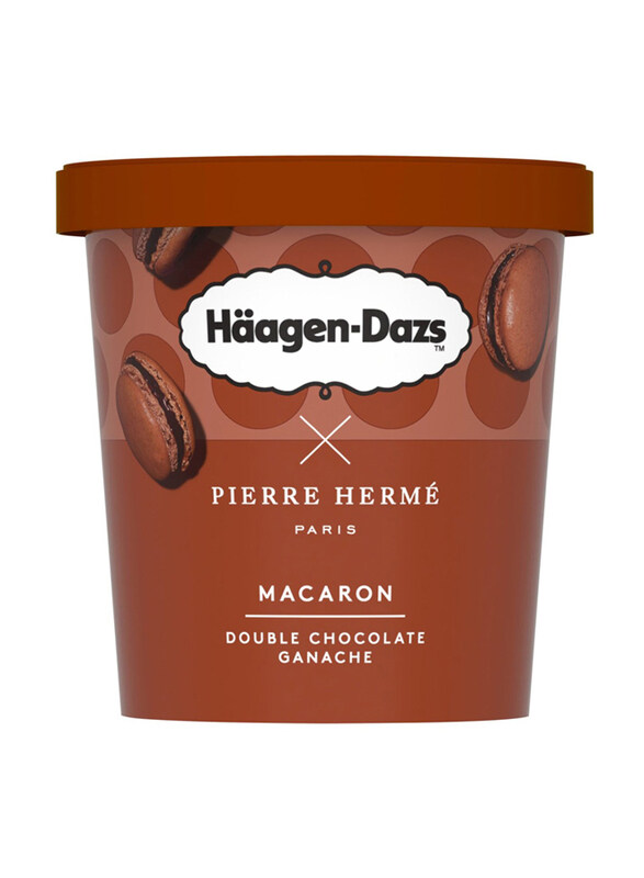 

Haagen Dazs Pierre Herme Macaron Double Chocolate Ganache Ice Cream, 420ml