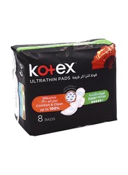 Kotex Ultrathin Coco Super + Wings Sanitary Pads, 8 Pads