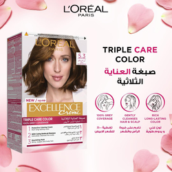 L'Oreal Paris Excellence Hair Colour, 5.03 Light Golden Brown