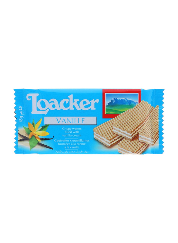 Loacker Vanilla Wafers, 45g