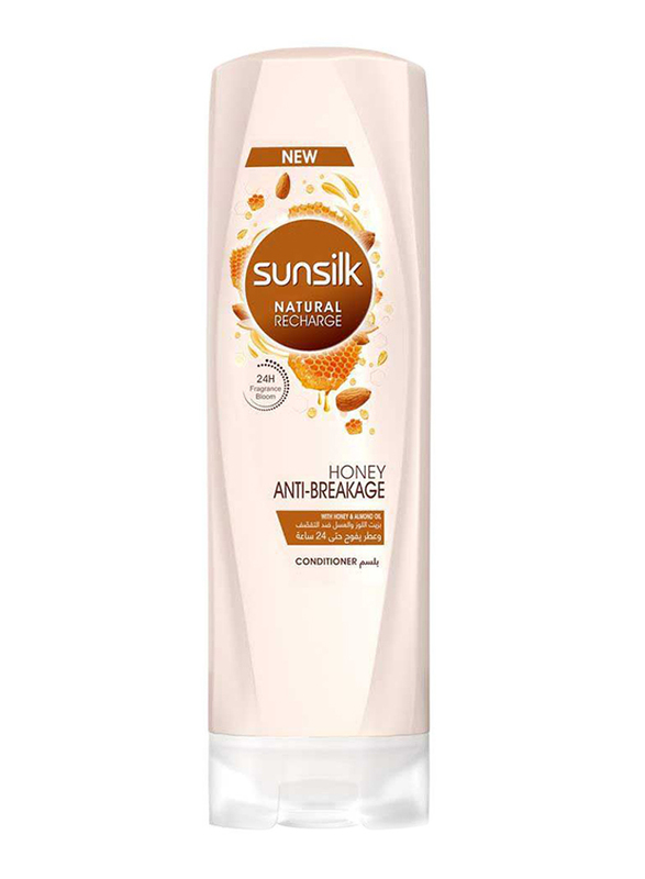 Sunsilk Natural Recharge Honey Anti-Breakage Conditioner for Damaged Hair, 350ml