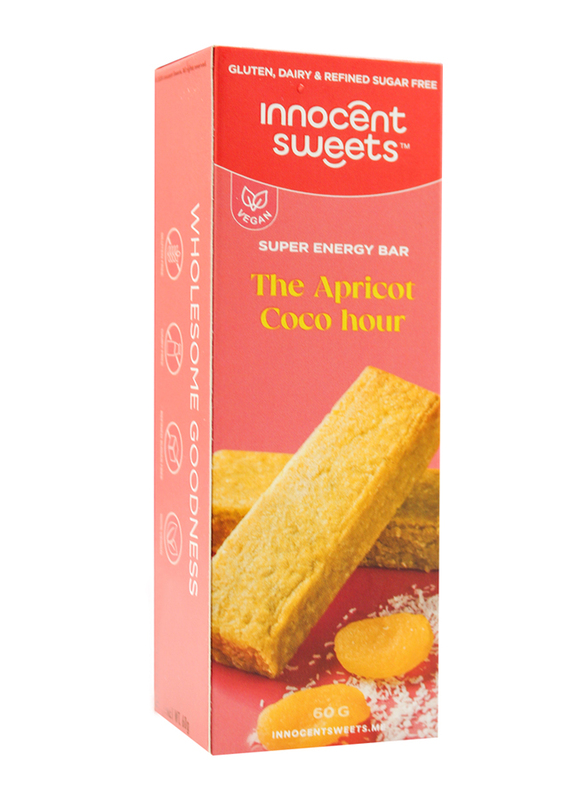 Innocent Sweets Apricot Coco Bar, 60g