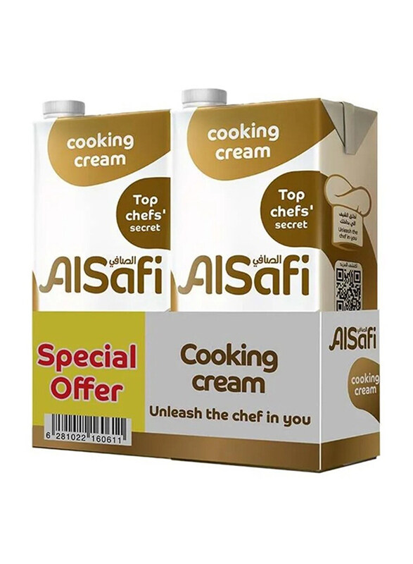 

Al Safi Cooking Cream, 2 x 1 Liter