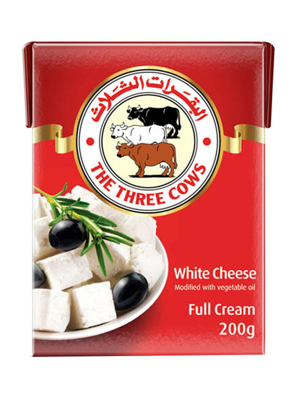 The Three Cows Low Salt Feta Cheese, 200g