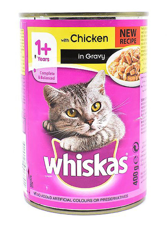 Whiskas Mince Chicken Wet Cat Food, 400g