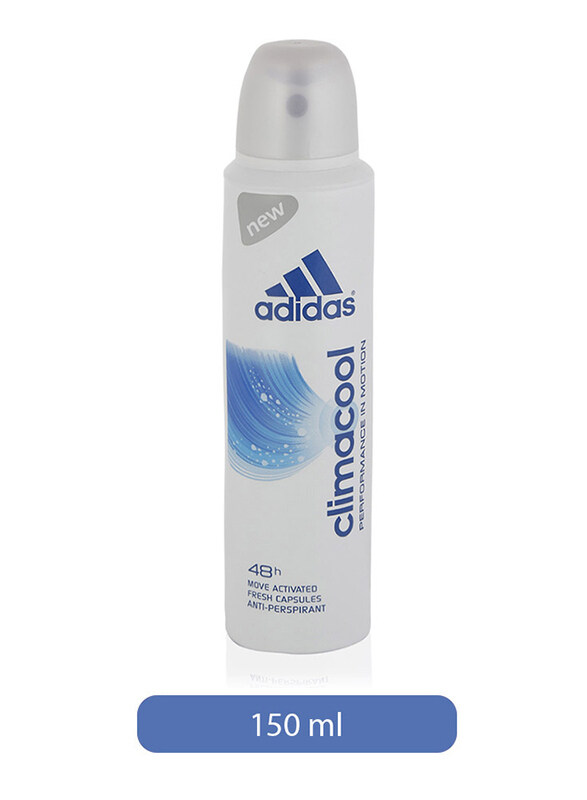 

Adidas Climacool Performance in Motion 48h Antiperspirant Spray for Women, 150ml