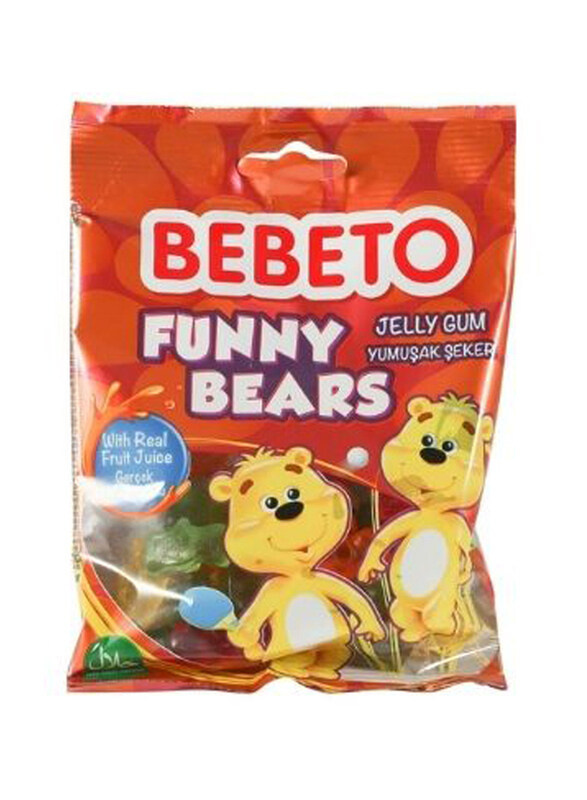 

Bebeto Funny Bears Jelly Gum Candy, 80g
