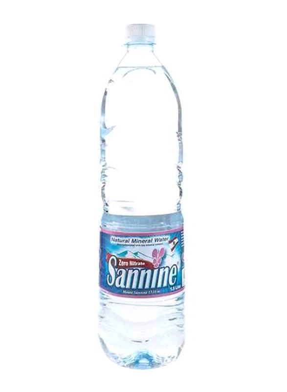 Sannine Natural Mineral Water, 1.5 Liter