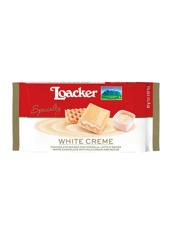 Loaker White Creme Chocolate, 87g