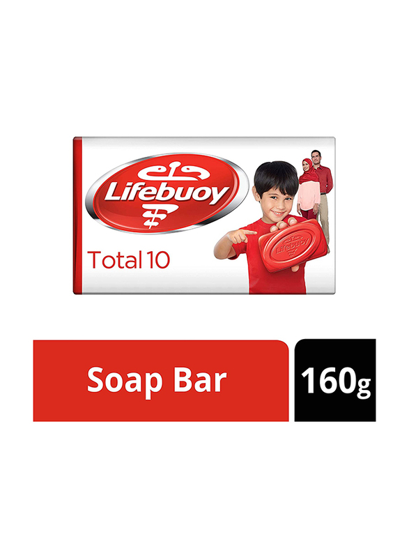 Lifebuoy Total 10 Soap Bar, Red, 160gm