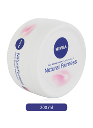 Nivea Natural Fairness Face & Body Cream, 200ml