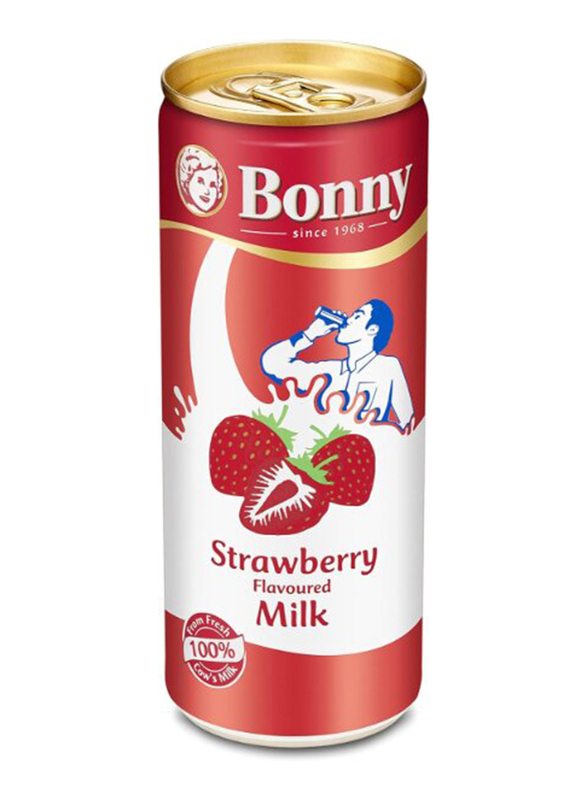 Bonny Strawberry Milk, 250ml