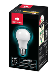 Havells Adore Led Bulb, 9W/E27, White