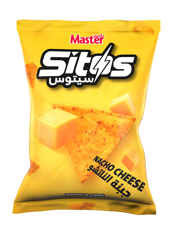 Master Sitos Nacho Cheese Tortilla Chips, 60g