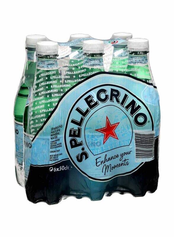

San Pellegrino Carbonated Water, 6 x 500 ml