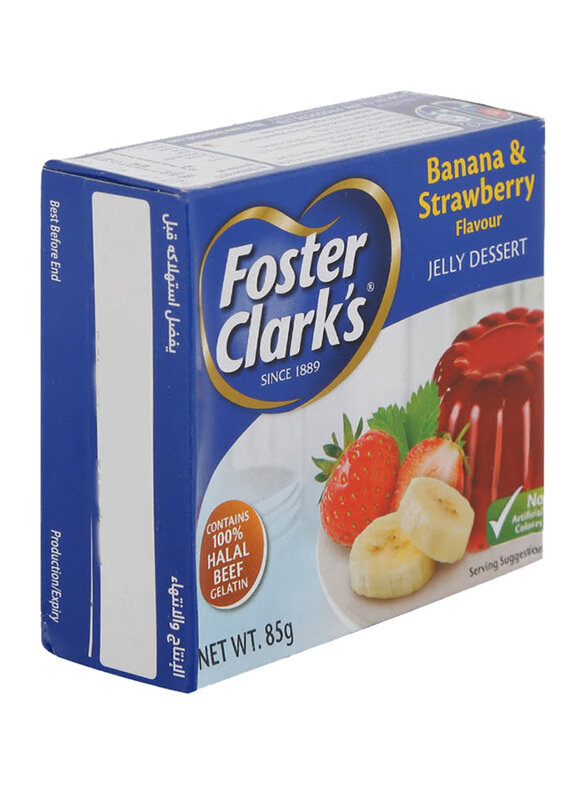 

Foster Clark's Banana & Strawberry Flavor Jelly Dessert, 85g