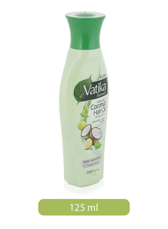 

Vatika Enriched Coconut Hair Oil for Damaged Hair, 125ml