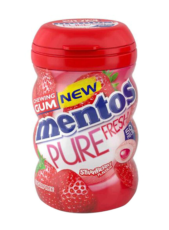 

Mentos Pure Fresh Strawberry Chewing Gum, 50 Pieces, 87.5g