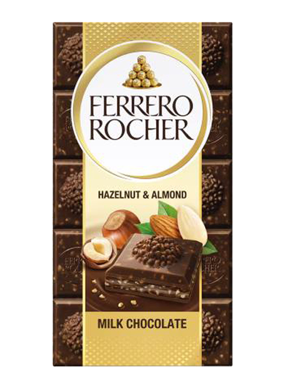 Ferrero Rocher Hazelnut & Almond Milk Chocolates, 90g