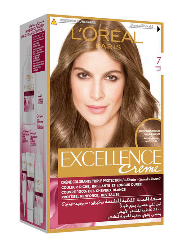 

L'Oréal Paris L'Oreal Paris Excellence Creme Hair Color Set, 7 Blonde