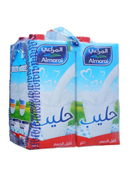 Al Marai Low Fat Uht Milk, 4 Tetra Pack x 1 Liter