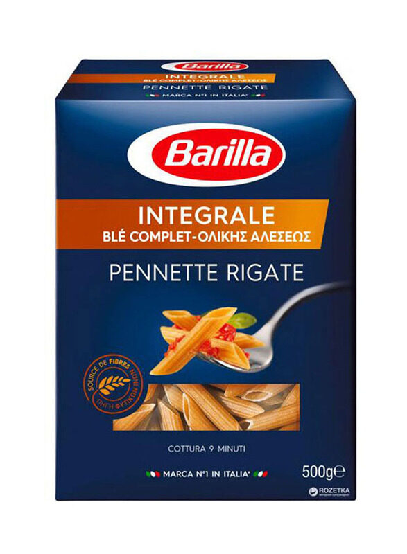 

Barilla Integrale Pennette Rigate Pasta, 500gm