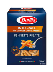 Barilla Integrale Pennette Rigate Pasta, 500gm