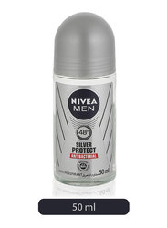 Nivea Men Silver Protect Anti Bacterial Deodorant Roll-On, 50ml