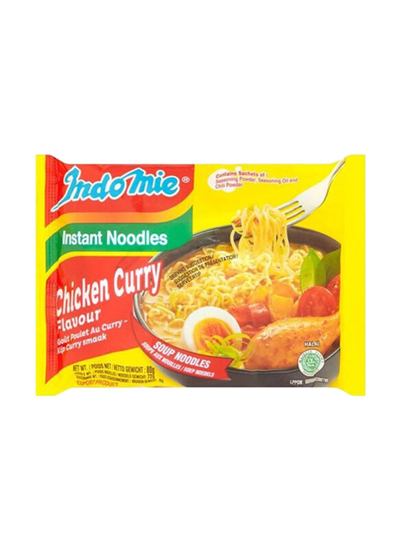 

Indomie Chicken Curry Flavour Noodles, 80g