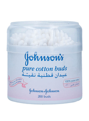 Johnson's Pure Cotton Buds, 200 Buds