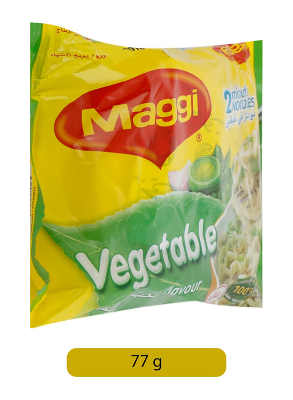 Maggi Vegetable Flavor 2 Minute Noodles, 77g
