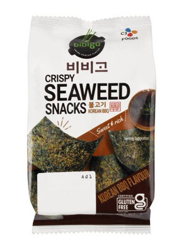 

Bibigo BBQ Crispy Seaweed Korean Snack, 5g