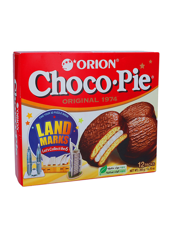 Orion Choco Pie, 12 Packs x 30g