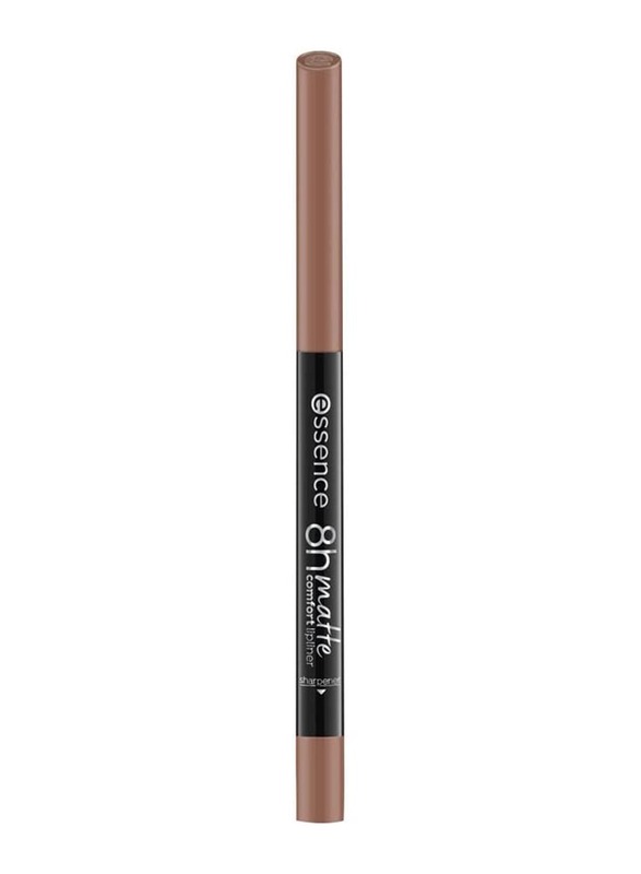 Essence 8H Matte Comfort Lipliner, 01 Cinnamon Spice, Brown