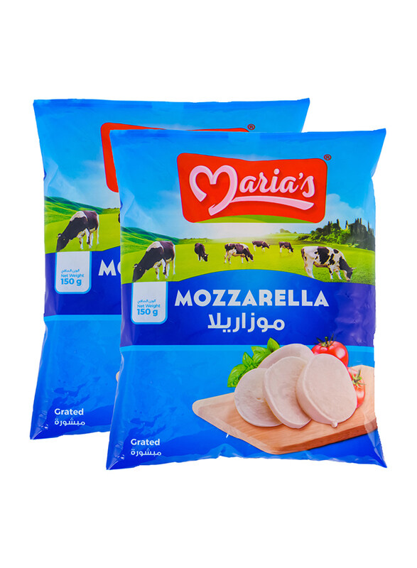 

Marias Mozzarella Shredded Cheese, 2 x 150g