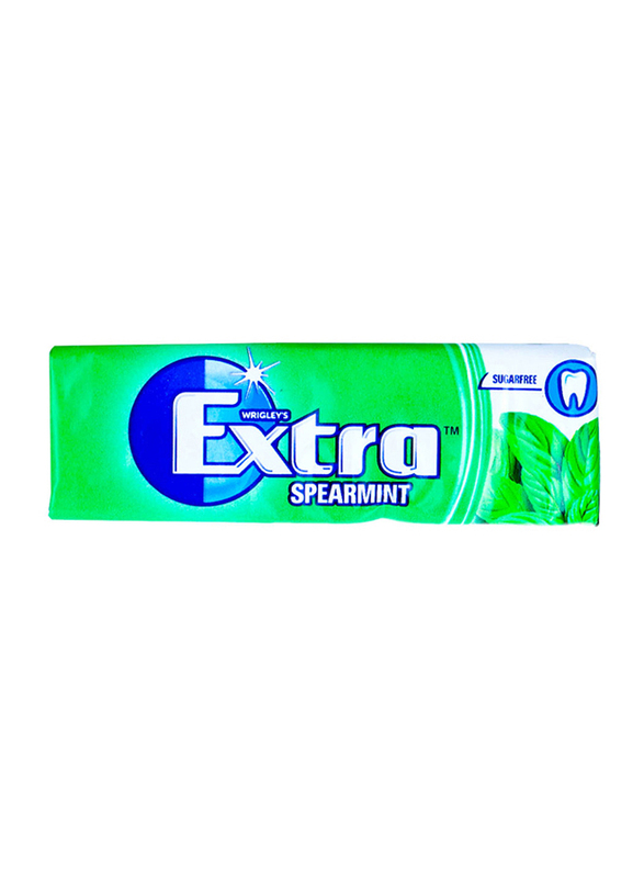 Wrigley's Extra Spearmint Chewing Gum, 10 Pieces