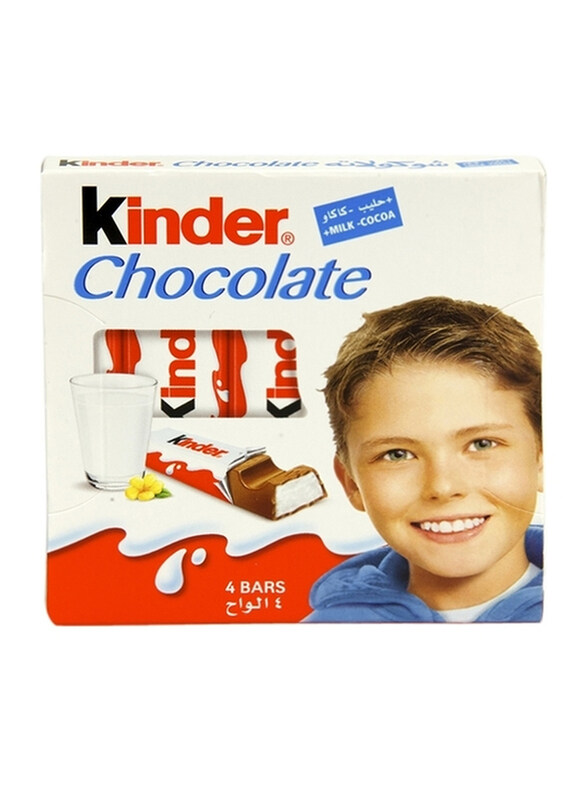 

Kinder Chocolate Bars, 4 Packs x 12.5g