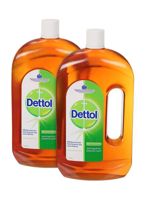 

Dettol Antibacterial & Antiseptic Disinfectant Liquid, 2 x 1 Liter