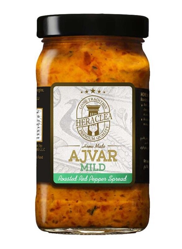 

Heraclea Ajvar Mild Roasted Red Pepper Spread, 500g