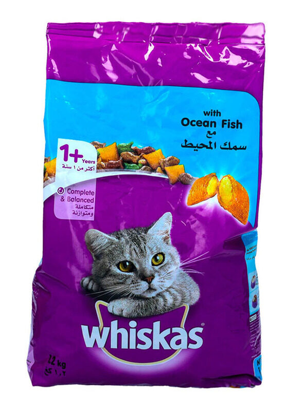 

Whiskas Ocean Fish Dry Adult Cat Food, 1.2kg