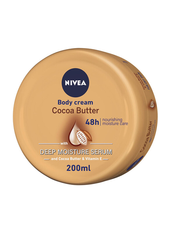 

Nivea Body Cream Dry Skin Cocoa Butter Vitamin E Jar, 200ml