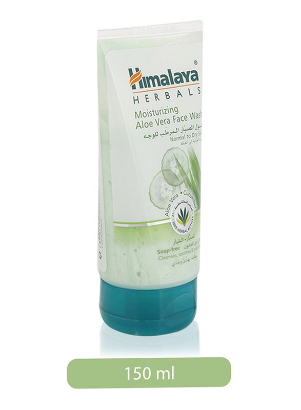 

Himalaya Herbals Moisturizing Aloe Vera Relief for Dry Skin Face Wash, 150ml