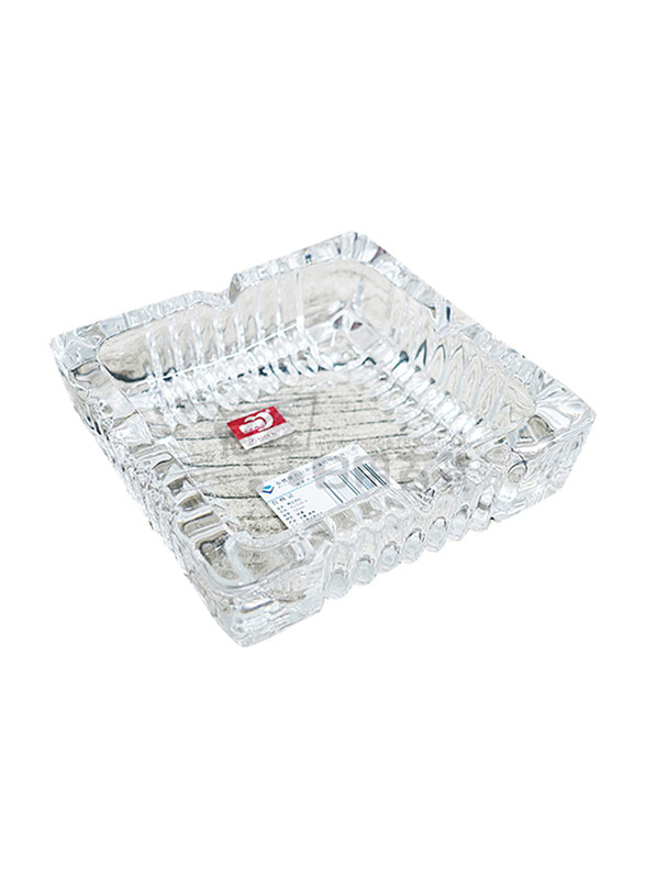 

Generic Ashtray Square Off the Shelf, Transparent