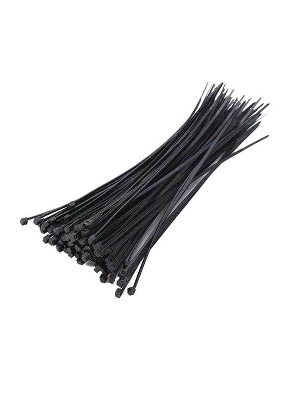 Aldehyafa 8-Inch Cable Tie Set, Black