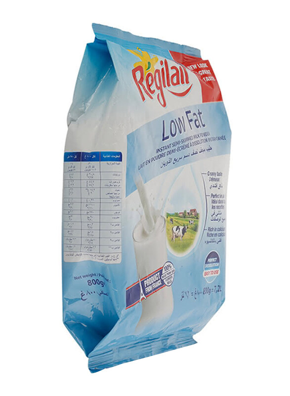 

Regilait Low Fat Instant Semi-Skimmed Milk Powder, 800g