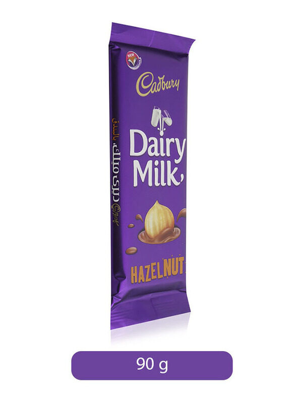 

Cadbury Dairy Milk Hazelnut Chocolate Bar, 90g