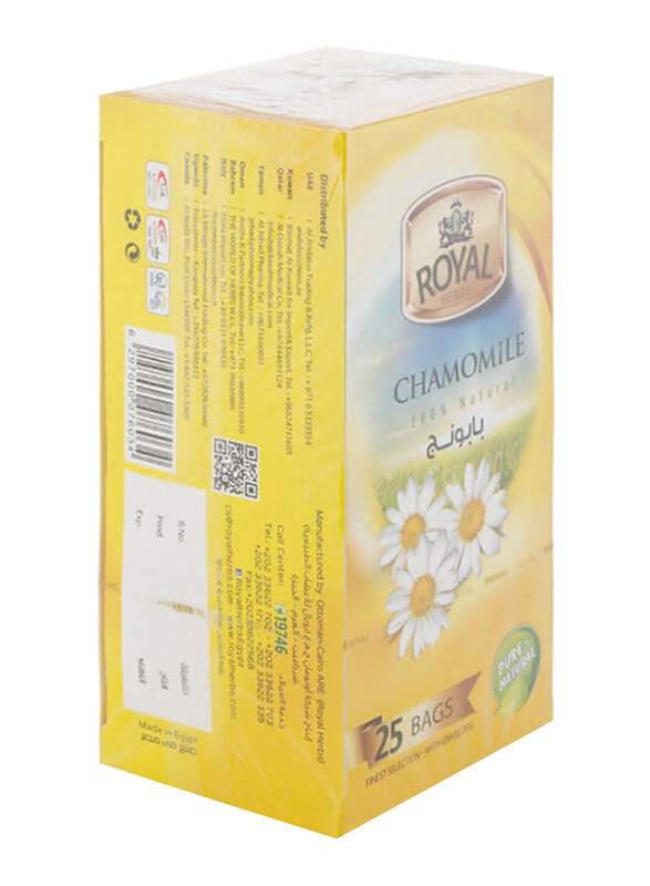 

Royal Chamomile Herbal Tea, 25 Tea Bags x 37.5g