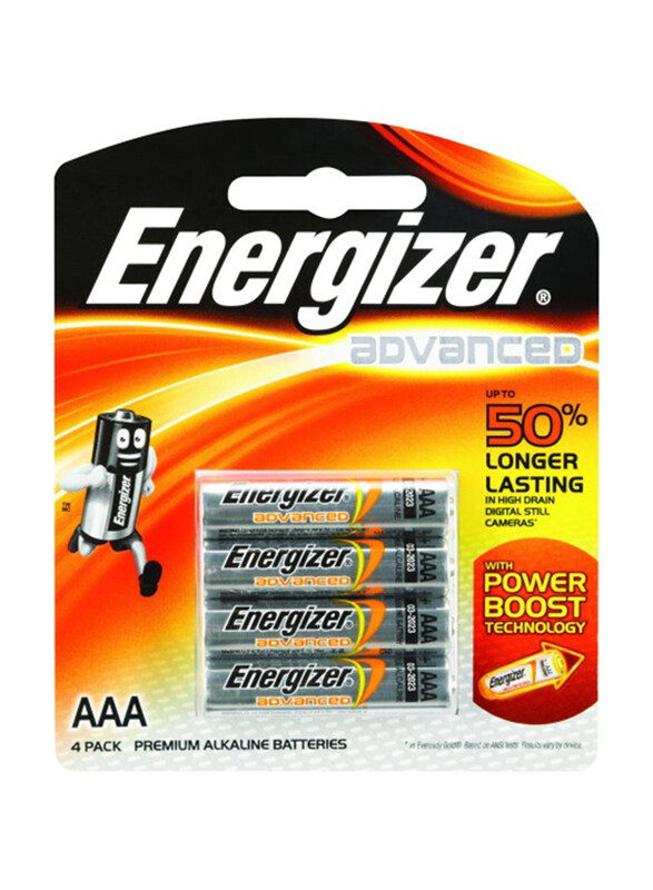 

Energizer Max Plus AAA Batteries, 4 Pieces, Silver