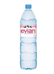 Evian Natural Mineral Water, 1.5 Liter