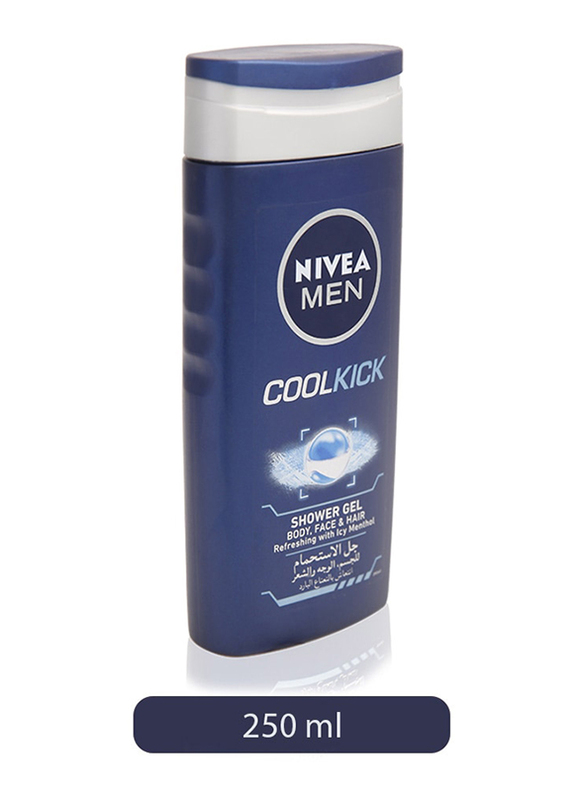 Nivea Men Cool Kick Shower Gel, 250ml